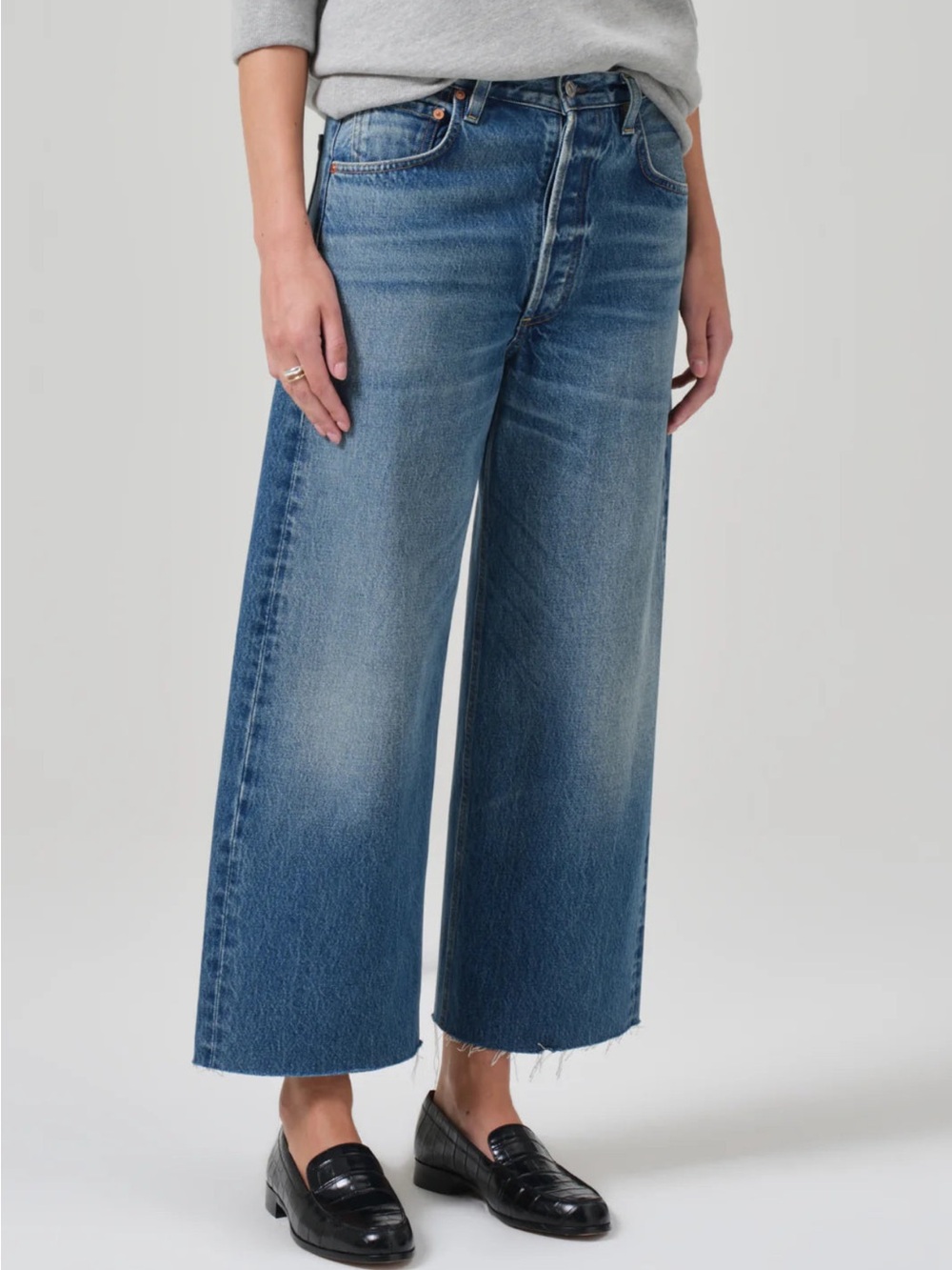 COH Ayla Raw Hem Crop Jeans in Doheny Size 27